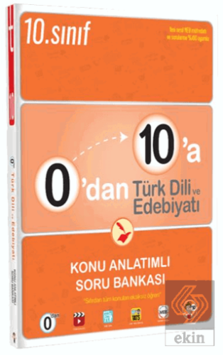 0 dan 10 a Türk Dili ve Edebiyatı Konu Anlatımlı S