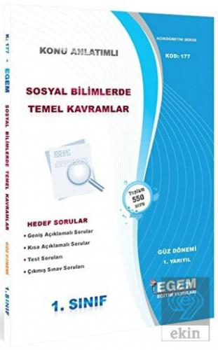 1. Sınıf 1. Yarıyıl Sosyal Bilimlerde Temel Kavram