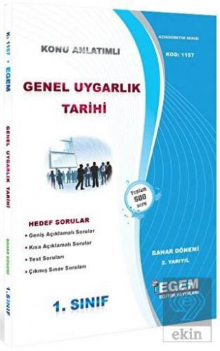 1. Sınıf 2. Yarıyıl Konu Anlatımlı Genel Uygarlık