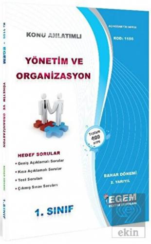 1. Sınıf 2. Yarıyıl Konu Anlatımlı Yönetim ve Orga