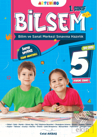 1. Sınıf 2025 BİLSEM Sınavına Hazırlık 5'li Deneme Sınavı