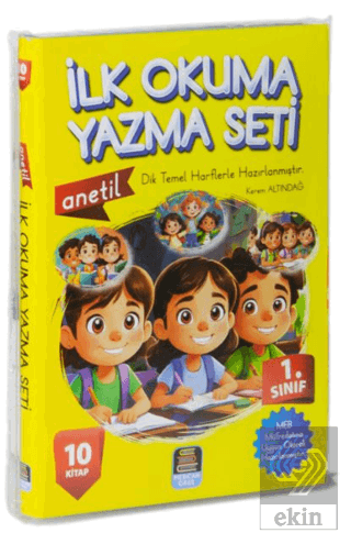 1.Sınıf Anetil İlk Okuma Yazma Seti (10 Kitap)