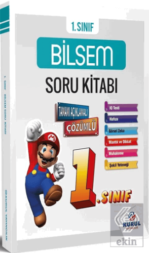 1. Sınıf Bilsem Çözümlü Soru Kitabı