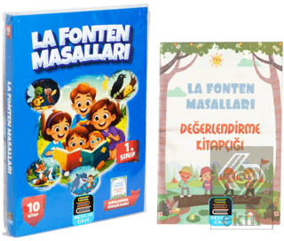 1. Sınıf Okuma Seti La Fonten Masalları 10 Kitap + Değerlendirme Kitap