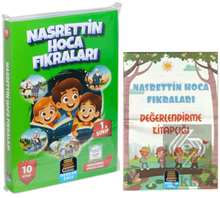 1. Sınıf Okuma Seti Nasrettin Hoca Fıkraları 10 Kitap + Değerlendirme 