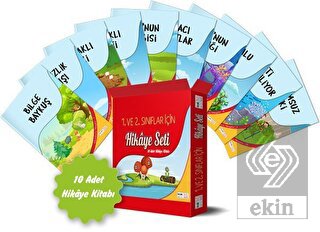 1 ve 2. Sınıflar İçin Hikaye Seti (10 Kitap Kutulu