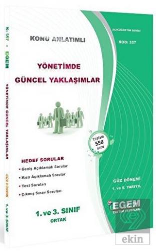 1. ve 3. Sınıf 5 Yarıyıl Yönetimde Güncel Yaklaşım