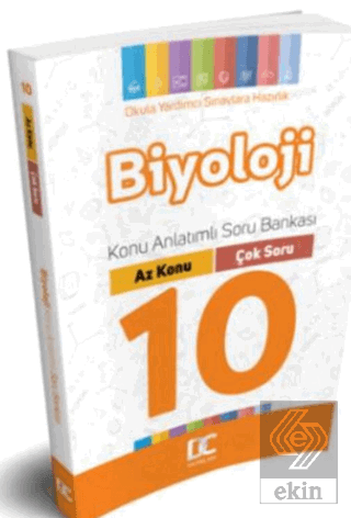 10. Sınıf Biyoloji Konu Anlatımlı Soru Bankası Az