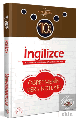 10. Sınıf İngilizce Öğretmenin Ders Notları