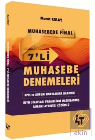 10'lu Muhasebe Denemeleri-Muhasebede Final