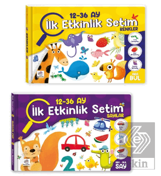 12-36 Ay İlk Etkinlik Kitabım Seti (Sayılar - Renkler)