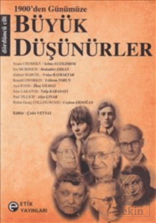 1900\'den Günümüze Büyük Düşünürler 4. Cilt