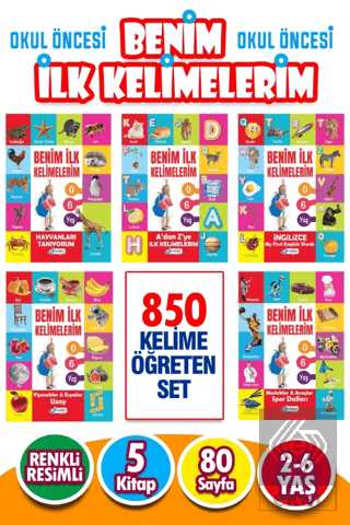 2-6 Yaş Benim İlk Kelimelerim Seti Etkinlikleri Se