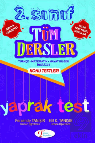 2. Sınıf Tüm Dersler Konu Testleri Test