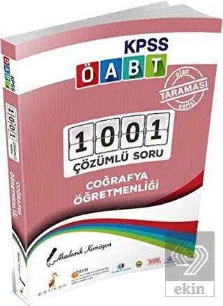 2018 KPSS ÖABT Coğrafya Öğretmenliği Alan Taraması