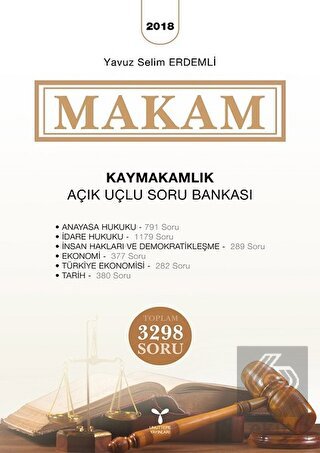 2018 Makam - Kaymakamlık Açık Uçlu Soru Bankası