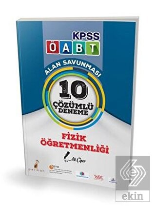 2018 ÖABT Fizik Öğretmenliği 10 Çözümlü Deneme