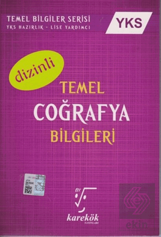 2018 YKS Temel Coğrafya Bilgileri Dizinli