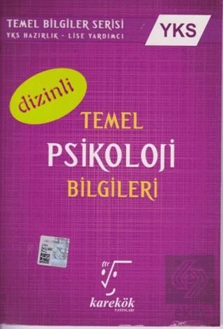 2018 YKS Temel Psikoloji Bilgileri Dizinli