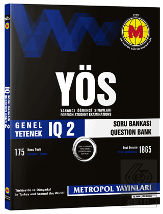 2019 YÖS Genel Yetenek IQ-2 Soru Bankası