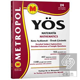 2019 YÖS Matematik Tüm Konular Konu Açıklamalı - Ö