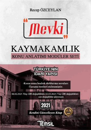 2021 Mevki Kaymakamlık Konu Anlatımı Modüler Seti