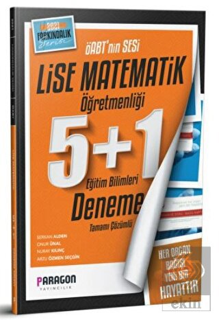 2021 ÖABT Lise Matematik 5+1 Çözümlü Deneme Sınavı