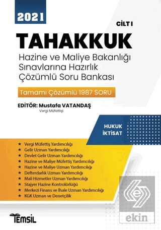 2021 Tahakkuk - Hazine ve Maliye Bakanlığı Sınavla