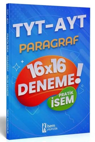 2021 TYT-AYT Pratik İsem Kazandıran Paragraf 16x16