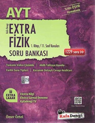 2022 AYT Fizik Extra Soru Bankası 1. Kitap Kafa De