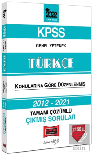 2022 KPSS Genel Yetenek Türkçe Tamamı Çözümlü Çıkm