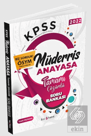 2021 KPSS Müderris Anayasa Tamamı Çözümlü Soru Ban