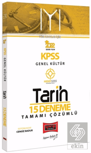 2022 Kpss Tarih Tamamı Çözümlü 15 Deneme