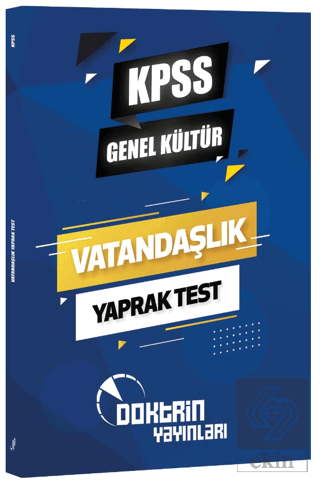 2022 KPSS Vatandaşlık Yaprak Test