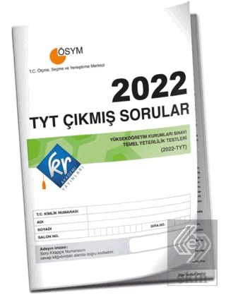 2022 TYT Çıkmış Sorular Tıpkı Basım Kitapçığı