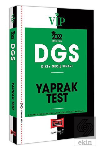 2022 VİP DGS Yaprak Test