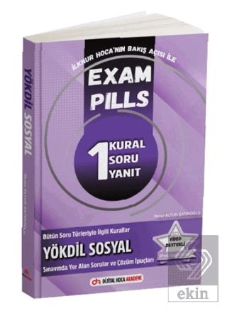 2022 YÖKDİL Sosyal Exam Pills 1 Kural Soru Yanıt