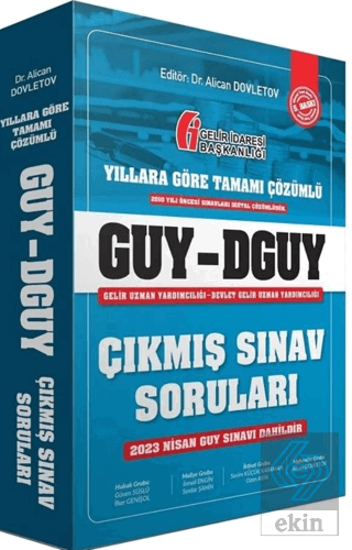 2023 GUY DGUY Gelir Uzman Yardımcılığı Çıkmış Sına