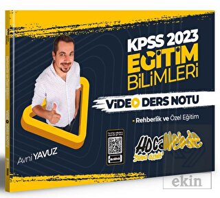 2023 KPSS Eğitim Bilimleri Rehberlik ve Özel Eğiti