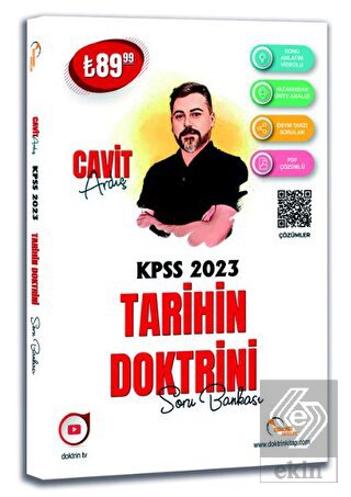 2023 KPSS Tarih Soru Bankası Doktrin Yayınları - K