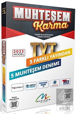 2023 Model TYT 5' li Deneme Seti Muhteşem Karma