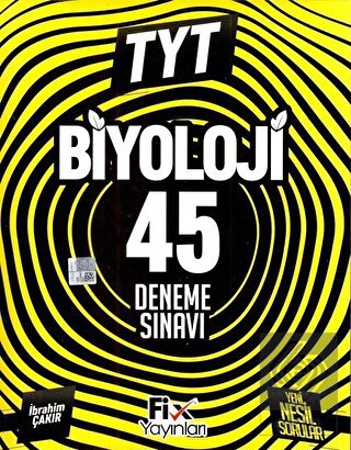 2023 TYT Biyoloji 45 Denemeleri Fix Yayınları