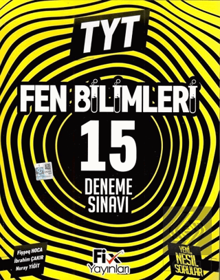 2023 TYT Fen Bilimleri 15 Denemeleri Fix Yayınları