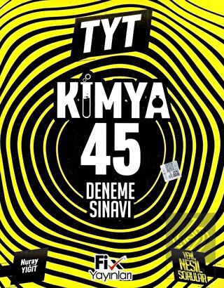 2023 TYT Kimya 45 Denemeleri Fix Yayınları