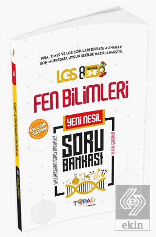 2024 8. Sınıf Yeni Sistem LGS Fen Bilimleri Dijita