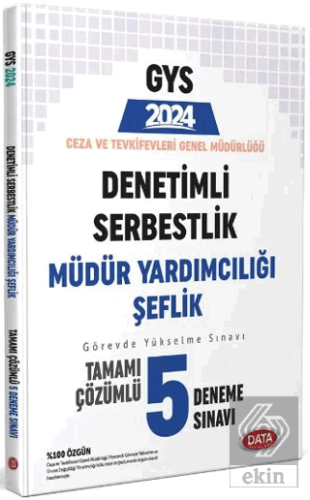 2024 Ceza ve Tevkifevleri Denetimli Serbestlik Müdür Yardımcılığı ve Ş