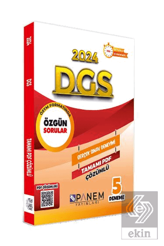 2024 DGS Tamamı Çözümlü Özgün 5 Deneme