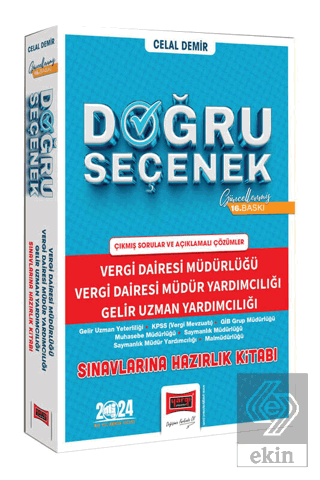 2024 (Doğru Seçenek) Vergi Dairesi Müdürlüğü, Verg