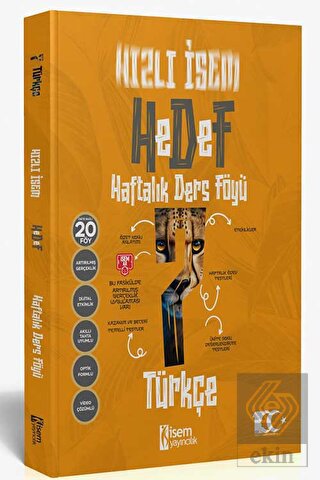 2024 Hızlı İsem Hedef 7. Sınıf Türkçe Haftalık Der