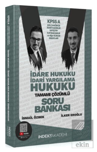 2024 KPSS A Grubu İdare ve İdari Yargılama Hukuku Soru Bankası Çözümlü